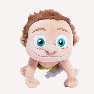 Disney Store Good Dinosaur Spot Plush Doll Stuffed Toy Brown Hair Green Outfit